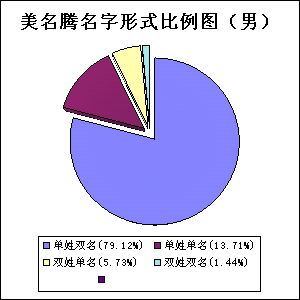 男孩名字形式統(tǒng)計(jì)圖